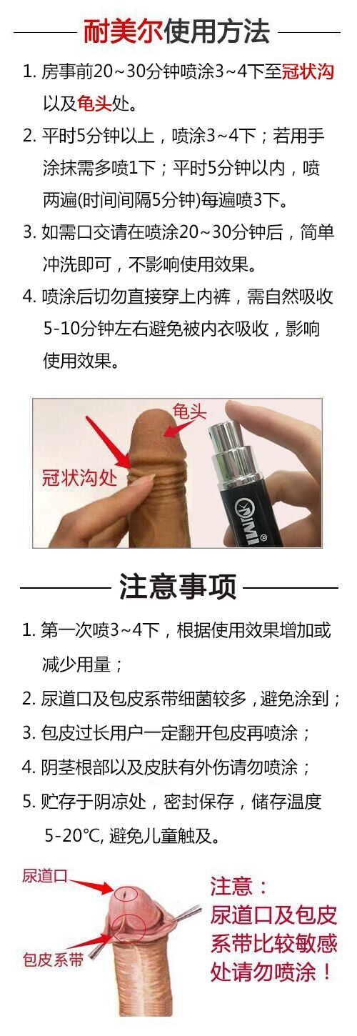 享久延時(shí)噴劑使用方法